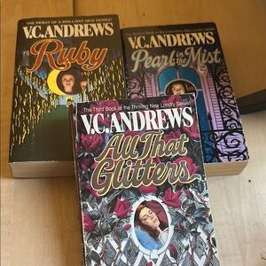 V.C. Andrews Book Set - Ruby, Pearl in the Mist, All That Glitters